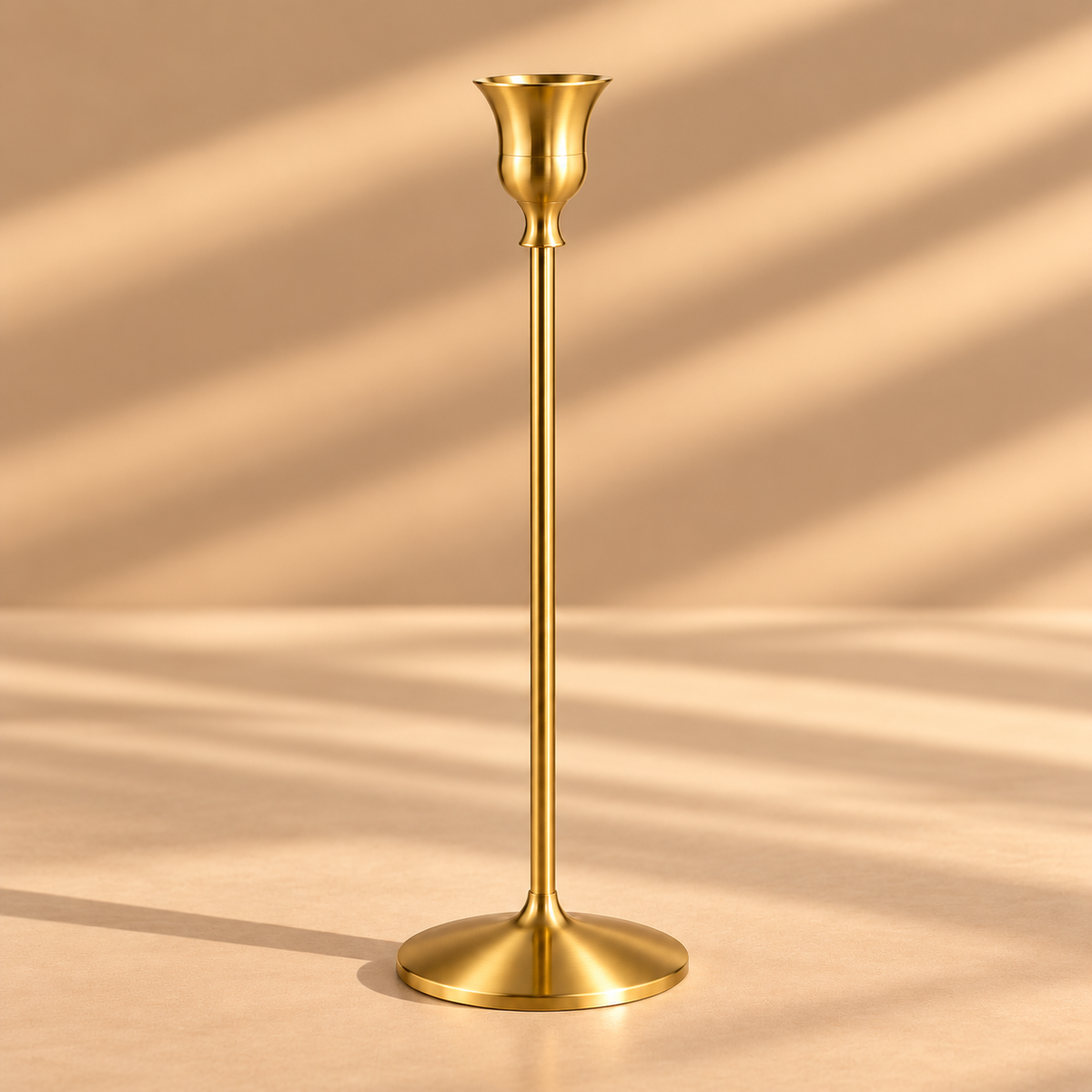 Candle Holder - Gold tall