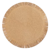 Woven Tassel Placemat 38cm
